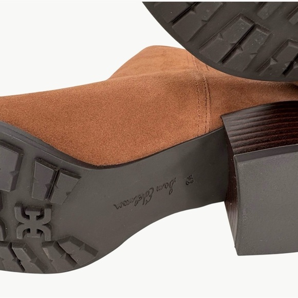 NWOT Sam Edelman Kaiti Block Heel Round Toe Suede Boots | Sz 8.5 | Walnut Brown - Picture 14 of 14